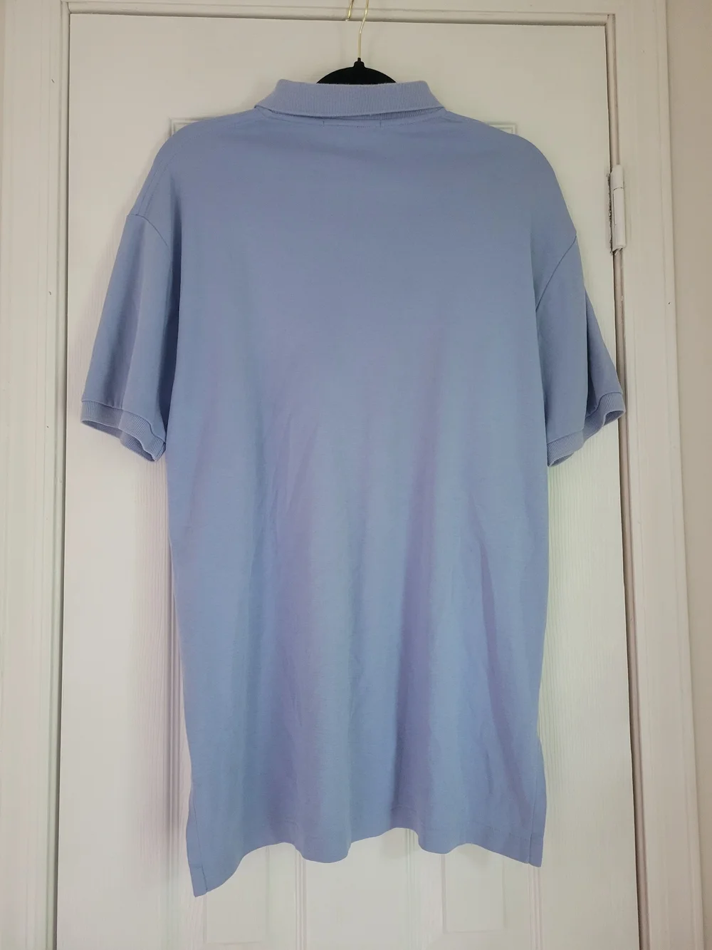 Polo Ralph Lauren Blue Men's Medium Polo Shirt Cotton Blend 90s Blokecore Sporty